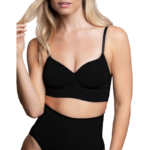 BYE BRA SEAMLESS BRA MEDIUM CONTROL- BLACK M