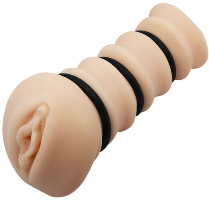 CRAZY BULL - MASTURBATING SLEEVE WITH RINGS  - VAGINA MODEL 2