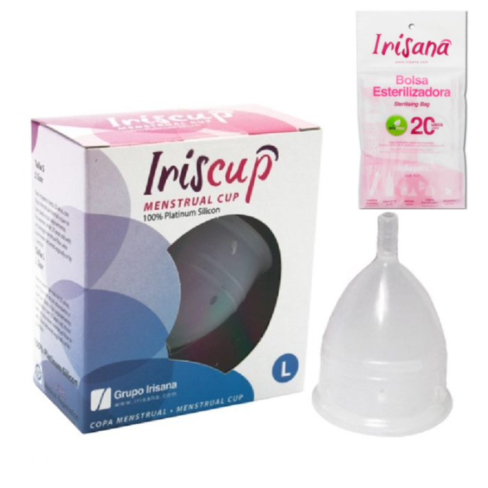 IRISCUP MENSTRUAL CUP LARGE PINK