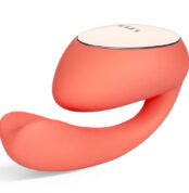 LELO IDA WAVE COUPLES MASSAGER CORAL RED