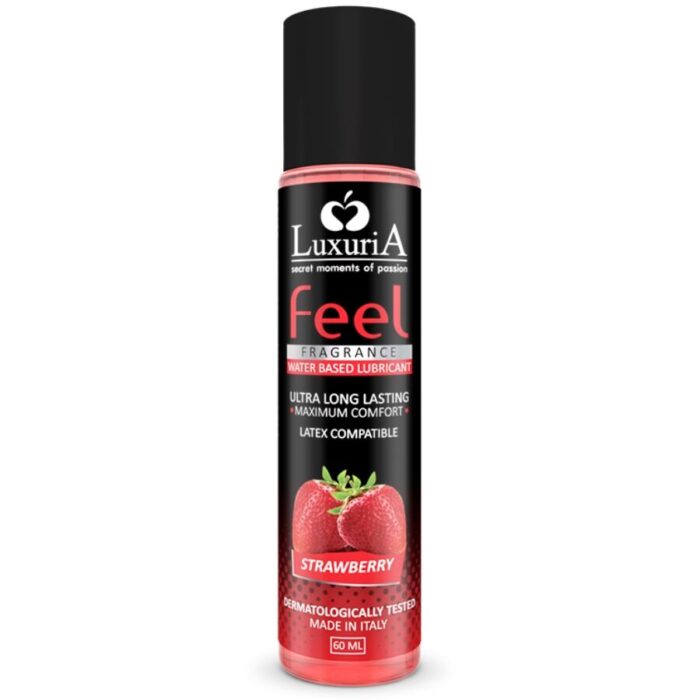 LUXURIA FEEL STRAWBERRY WATER BASED LUBRICANT 60 ML