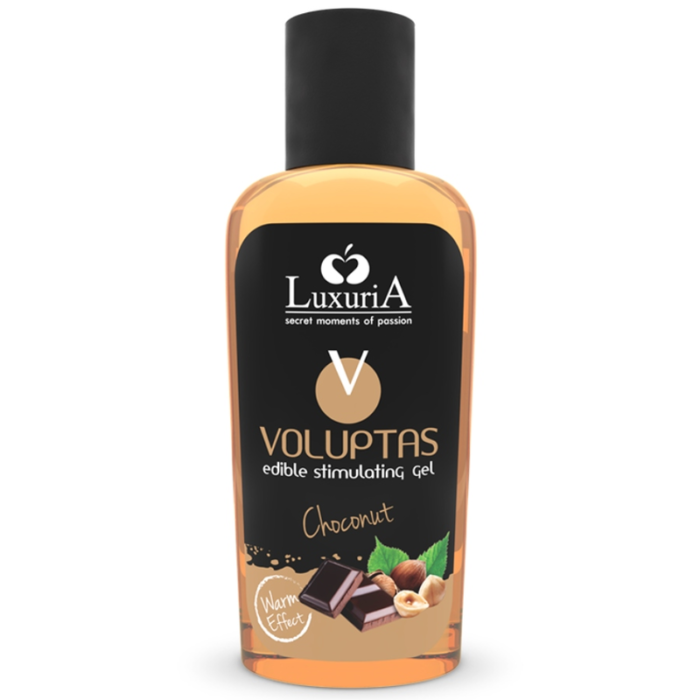 LUXURIA VOLUPTAS EDIBLE MASSAGE GEL WARMING EFFECT - CHOCONUT 100 ML