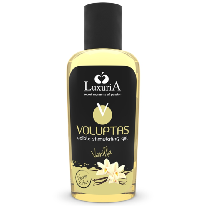 LUXURIA VOLUPTAS EDIBLE MASSAGE GEL WARMING EFFECT - VANILLA 100 ML