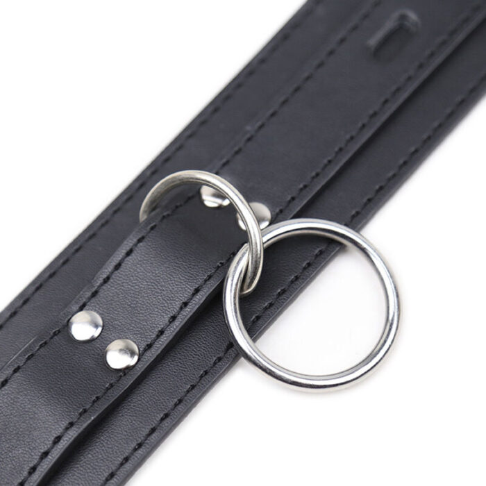 OHMAMA FETISH 3 RING SLAVE COLLAR