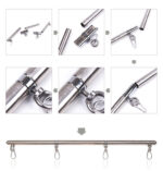 OHMAMA FETISH DETACHABLE SPREADER METAL BAR 4 HOOKS