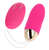 OHMAMA REMOTE CONTROL VIBRATING EGG 10 SPEEDS - PINK