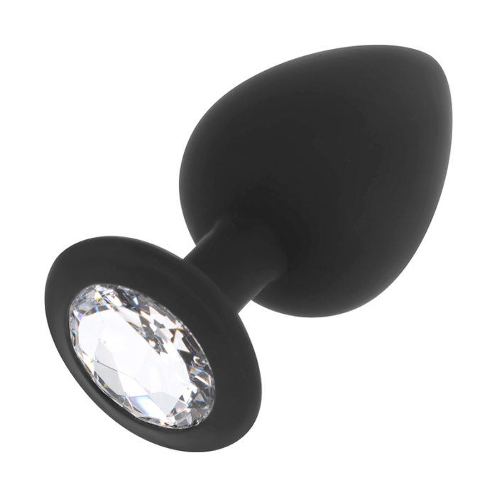 OHMAMA SILICONE BUTT PLUG DIAMOND SIZE M - 8 CM