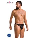 PASSION 034 SLIP OPEN LUKE BLACK L/XL