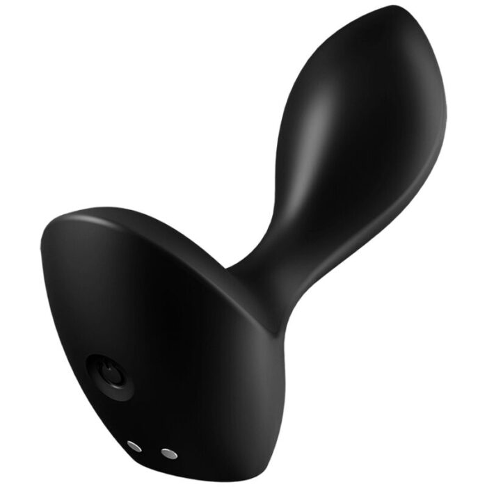 SATISFYER BACKDOOR LOVER VIBRATING PLUG - BLACK