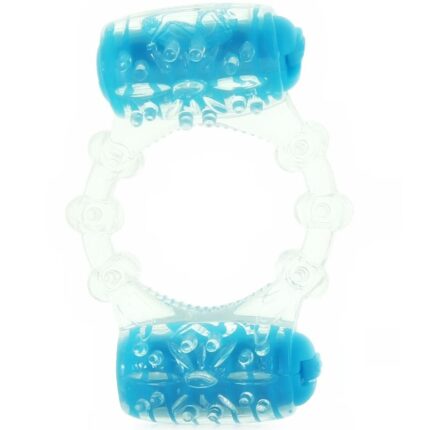 SCREAMING O COLOR POP TWO-O COCK RING BLUE