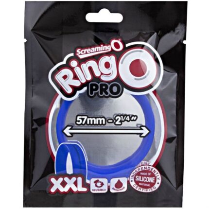 SCREAMING O RINGO PRO XXL COCK RING - BLUE