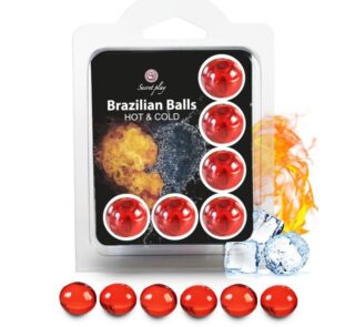 SECRETPLAY SET 6 BRAZILIAN BALLS HOT AND COLD EFFECT