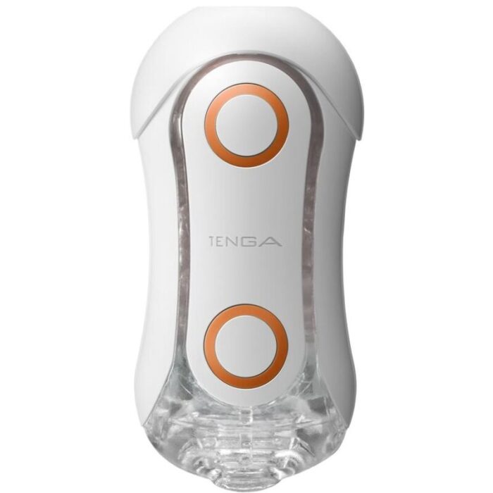 TENGA FLIP ORB STRONG MASTURBATOR WHITE AND ORANGE CRASH